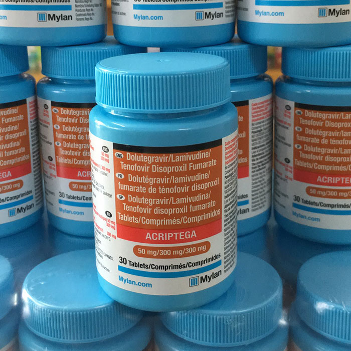 Thuốc kháng Virus HIV Mylan Acriptega Hộp 30 viên
