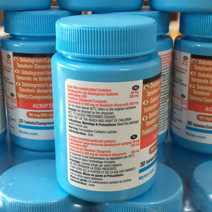 Thuốc kháng Virus HIV Mylan Acriptega Hộp 30 viên