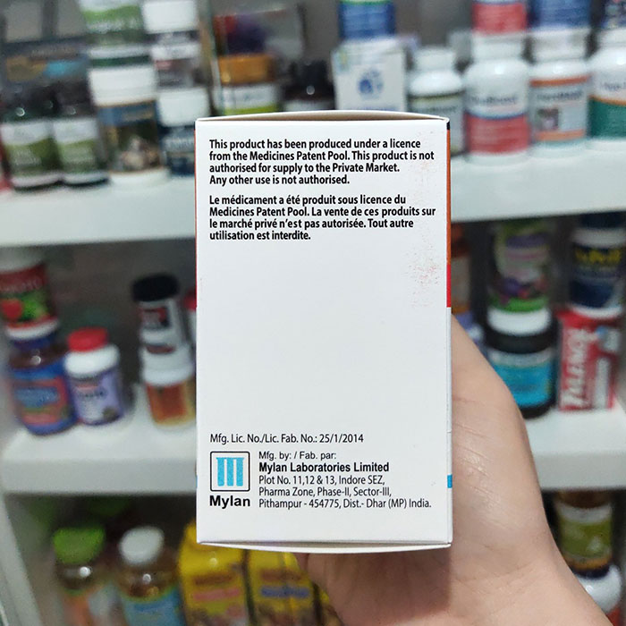 Thuốc kháng Virus HIV Mylan Acriptega Hộp 30 viên