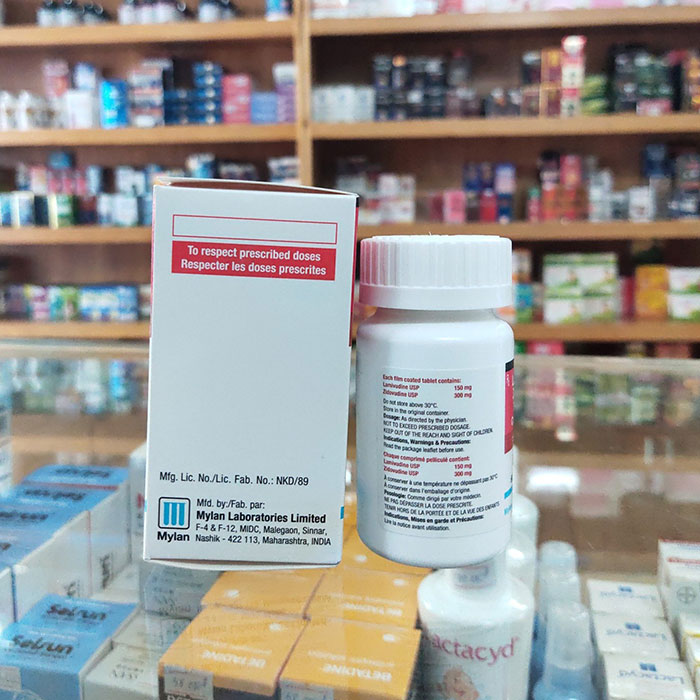 Thuốc Mylan Lamivudine 150mg Zidovudine 300mg, Hộp 60 viên
