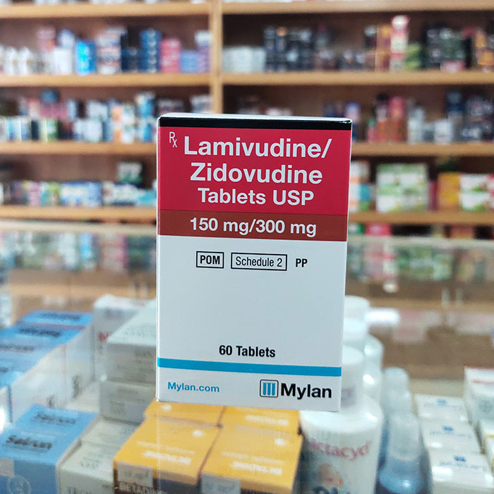 Thuốc Mylan Lamivudine 150mg Zidovudine 300mg, Hộp 60 viên