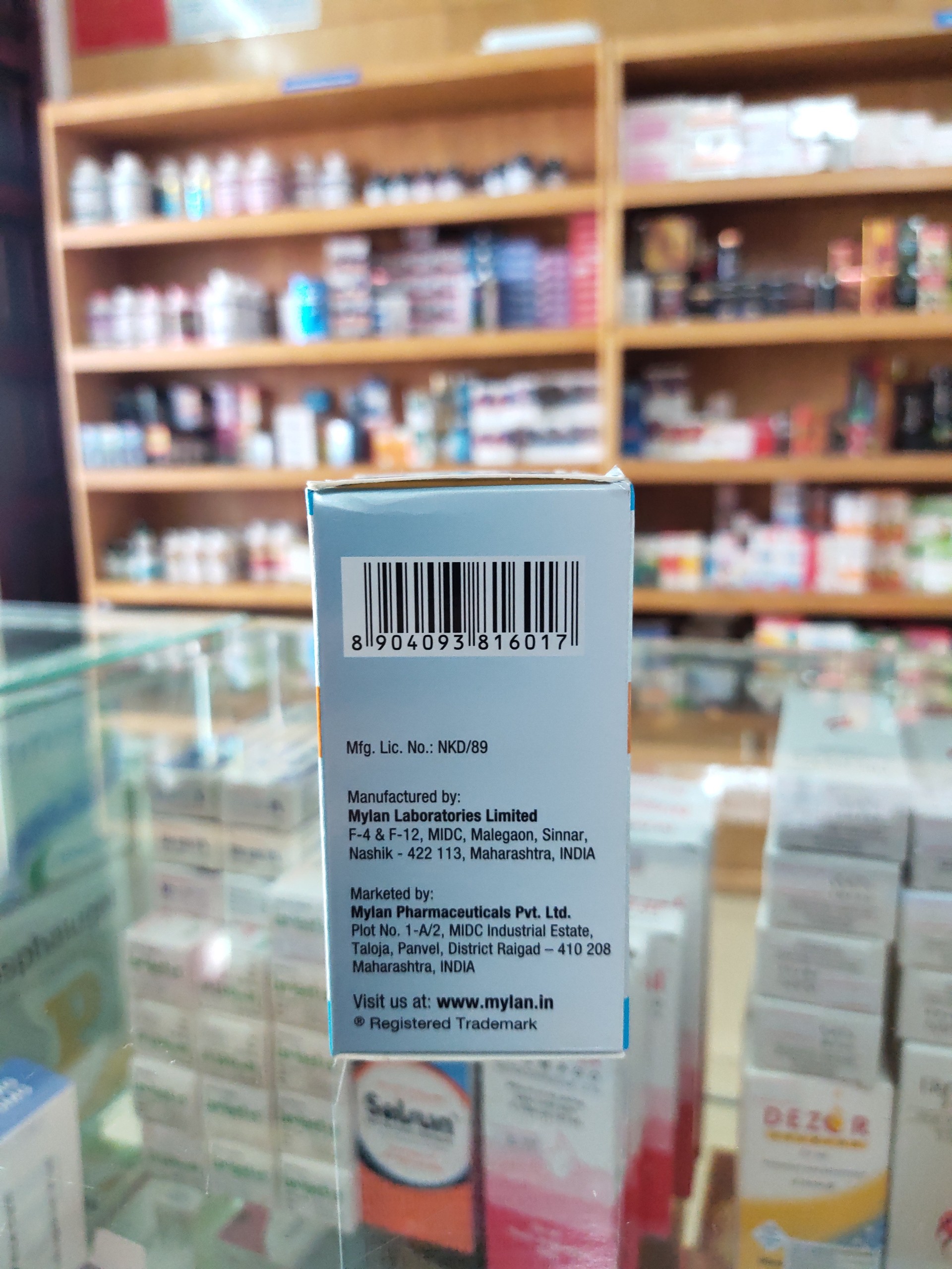 Thuốc Mylan Myhep Sofosbuvir Tablets 400mg, Hộp 28 viên