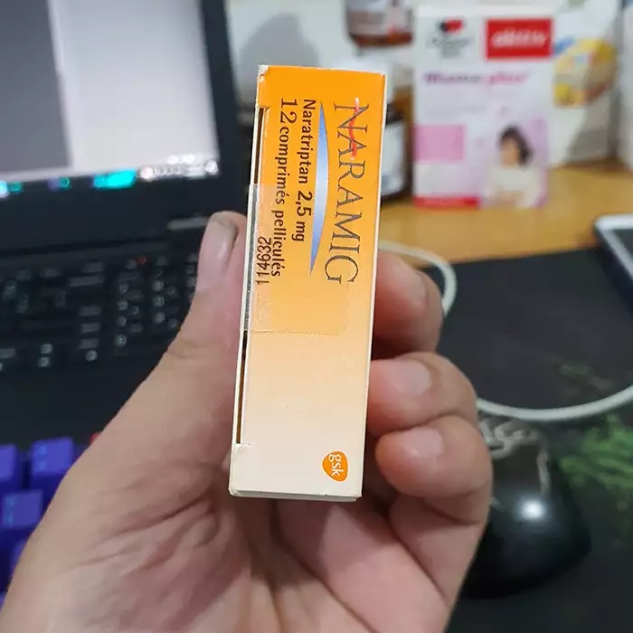 Naramig 2.5mg GSK 2 vỉ x 6 viên – Thuốc trị chứng đau nửa đầu