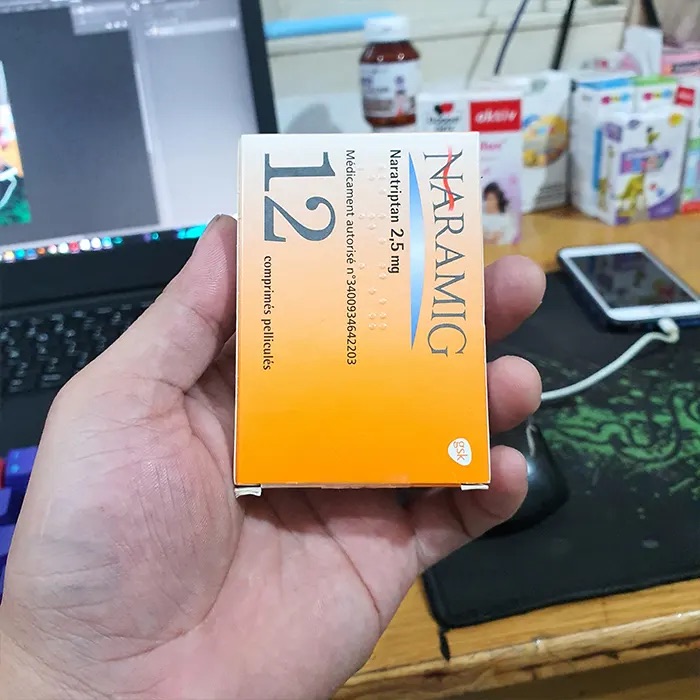 Naramig 2.5mg GSK 2 vỉ x 6 viên – Thuốc trị chứng đau nửa đầu