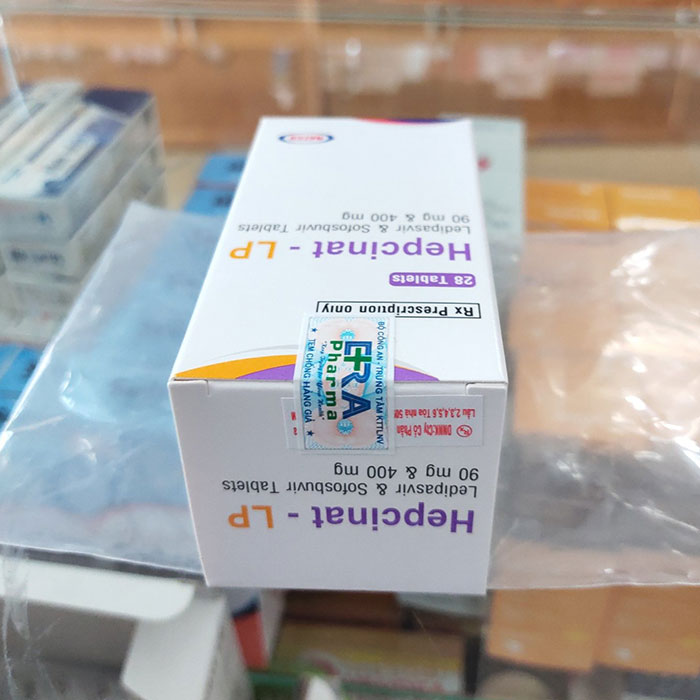 Thuốc Natco Hepcinat LP 90mg/400mg, Hộp 28 viên