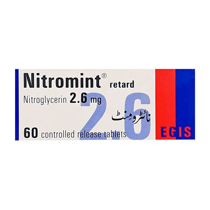 Nitromint 2.6mg Egis 6 vỉ x 10 viên