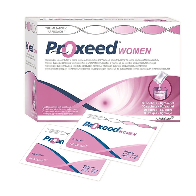 Proxeed Women tăng khả năng thụ thai, Hộp 30 gói x 5g