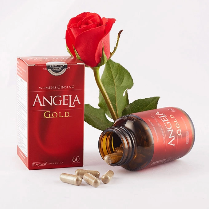 Sâm Angela Gold tăng cường sức khỏe sinh lý nữ, Hộp 60 viên