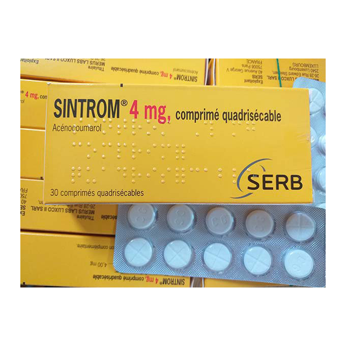 Thuốc Sintrom 4mg, Hộp 30 viên