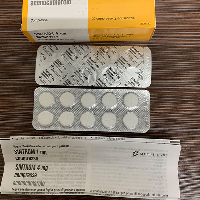 Sintrom 4 Merus Labs 2 vỉ x 10 viên