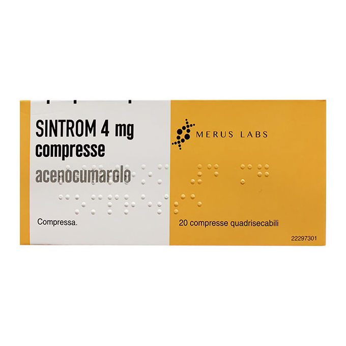 Sintrom 4 Merus Labs 2 vỉ x 10 viên