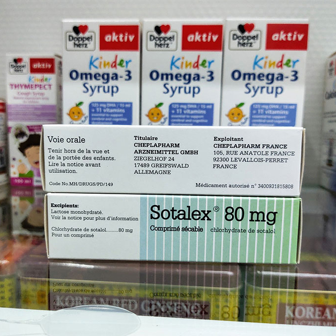Thuốc Sotalex 80mg, Hộp 30 viên