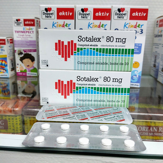 Thuốc Sotalex 80mg, Hộp 30 viên