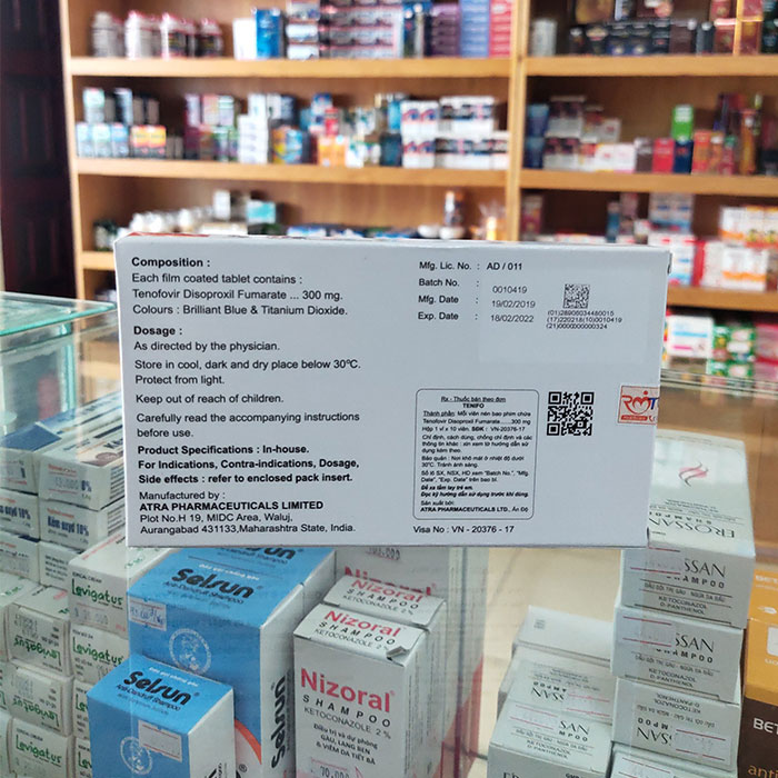Thuốc Tenifo 300, Hộp 10 viên