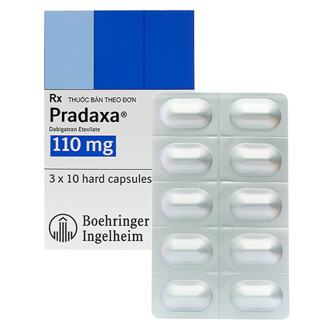 Pradaxa 110mg Thuốc chống đông máu ngừa đột quỵ, huyết khối, Hộp 60 viên