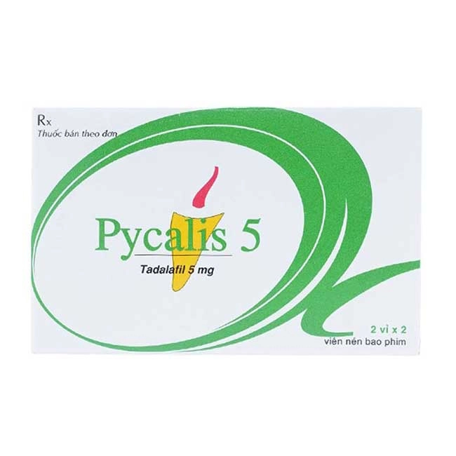 Thuốc cường dương Pycalis 5mg, Hộp 4 viên