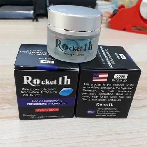 Rocket 1H USA tăng cường sinh lý nam mạnh mẽ, Hộp 10 Viên