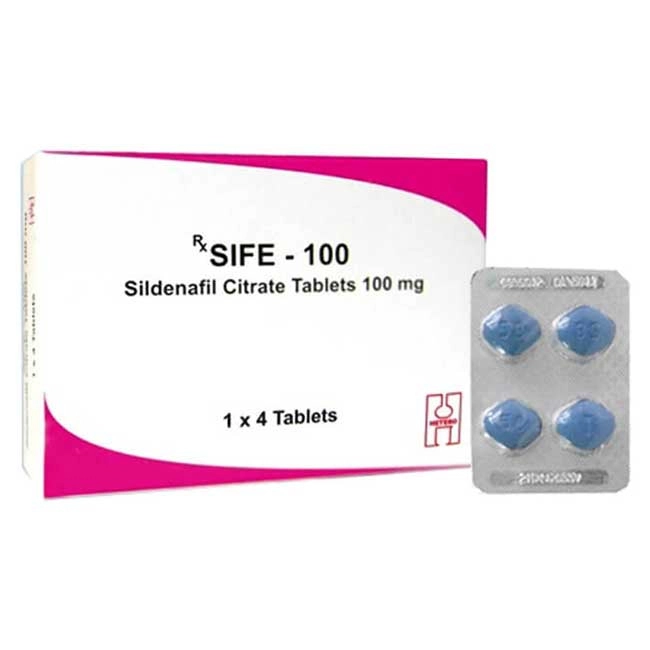 Thuốc cường dương Sife 100 mg, Hộp 4 viên