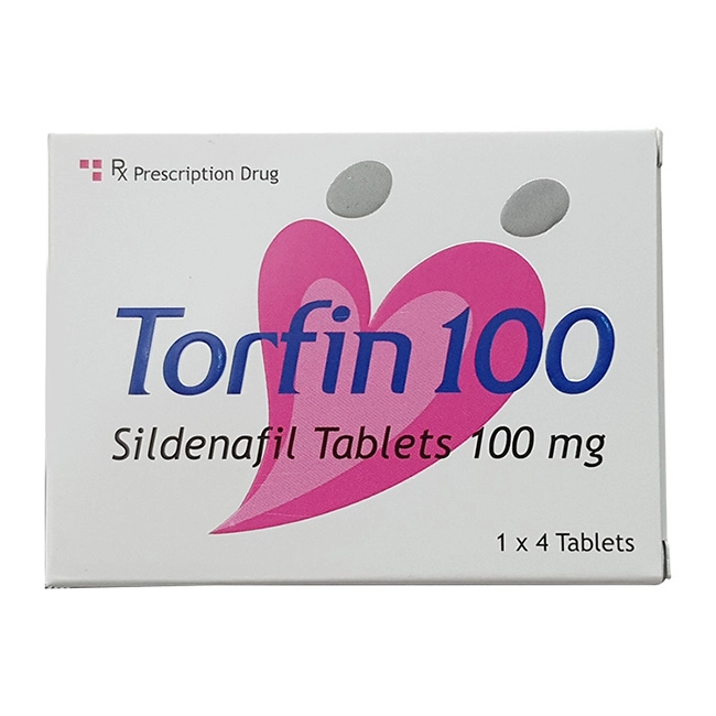 Thuốc cường dương Torfin 100 mg, Hộp 4 viên