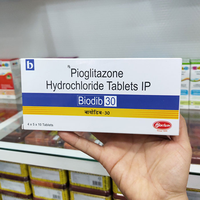 Thuốc tiểu đường BIODIB 30mg Hộp 200 viên