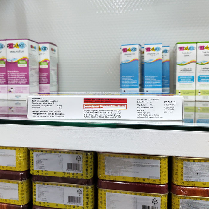 Thuốc tiểu đường BIODIB 30mg Hộp 200 viên