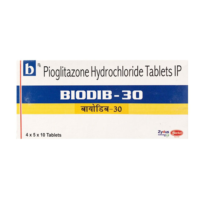 Thuốc tiểu đường BIODIB 30mg Hộp 200 viên