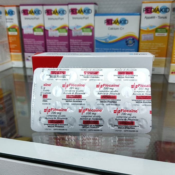 Flecaine 100mg Thuốc phòng ngừa loạn nhịp, Hộp 30 viên