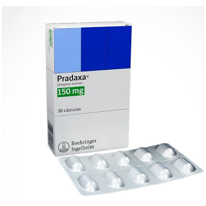 Pradaxa 150mg Thuốc chống huyết khối, ngừa đột quỵ, Hộp 60 viên