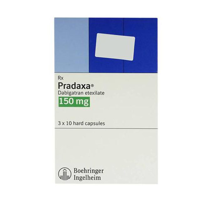 Pradaxa 150mg Thuốc chống huyết khối, ngừa đột quỵ, Hộp 60 viên