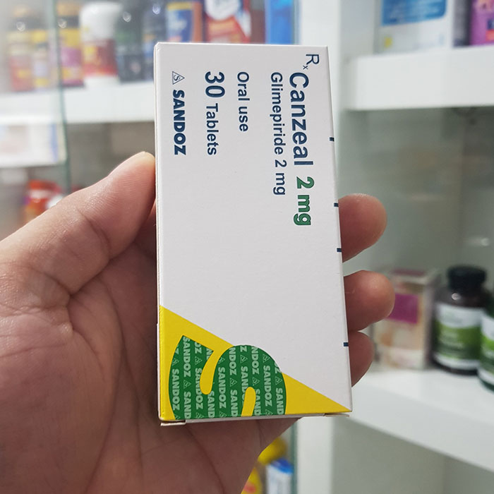 Thuốc tiểu đường Canzeal 2mg Hộp 30 viên