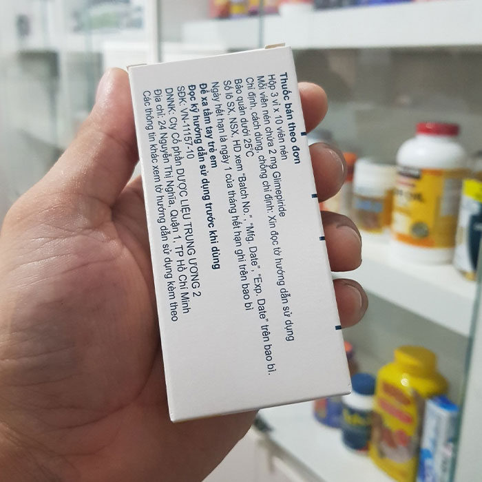 Thuốc tiểu đường Canzeal 2mg Hộp 30 viên