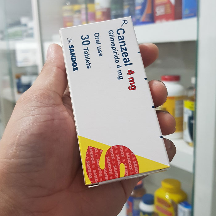 Thuốc tiểu đường Canzeal 4mg Hộp 30 viên