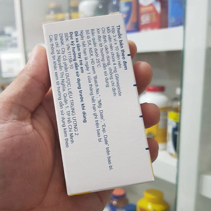 Thuốc tiểu đường Canzeal 4mg Hộp 30 viên