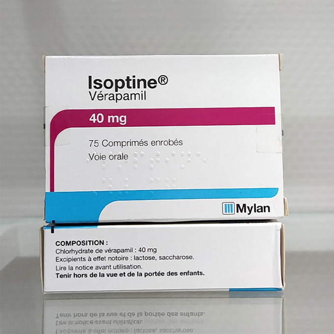 Thuốc tim mạch Mylan Isoptine 40mg 75 viên