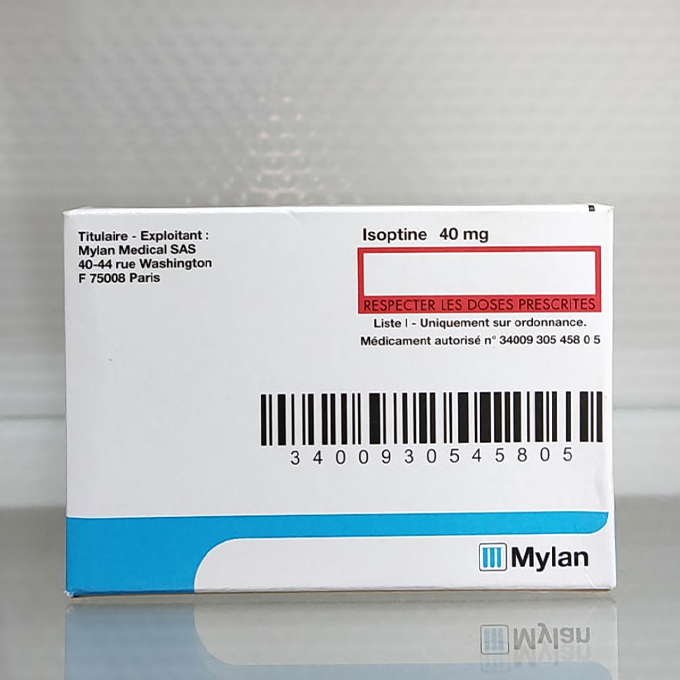 Thuốc tim mạch Mylan Isoptine 40mg 75 viên | Nhà Thuốc An Bình
