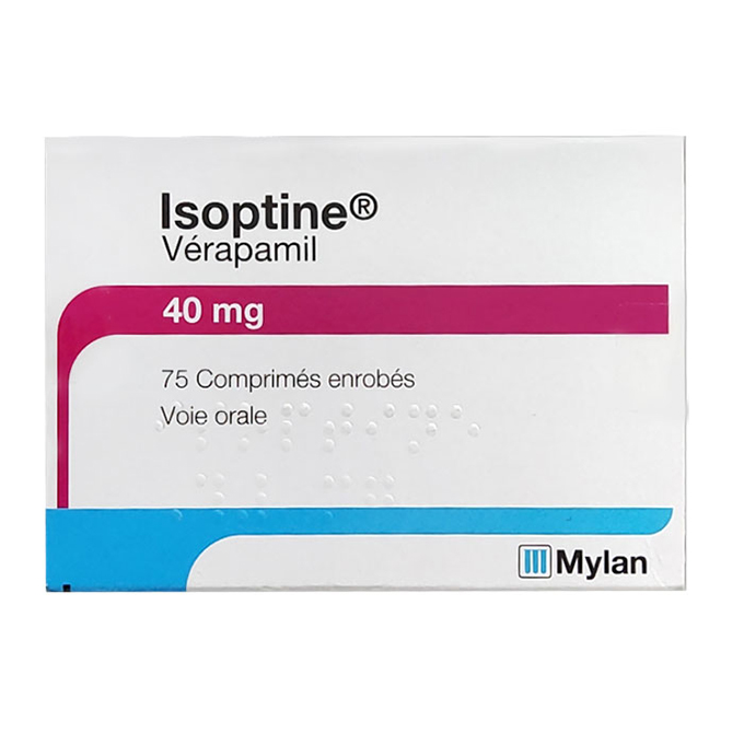 Thuốc tim mạch Mylan Isoptine 40mg 75 viên