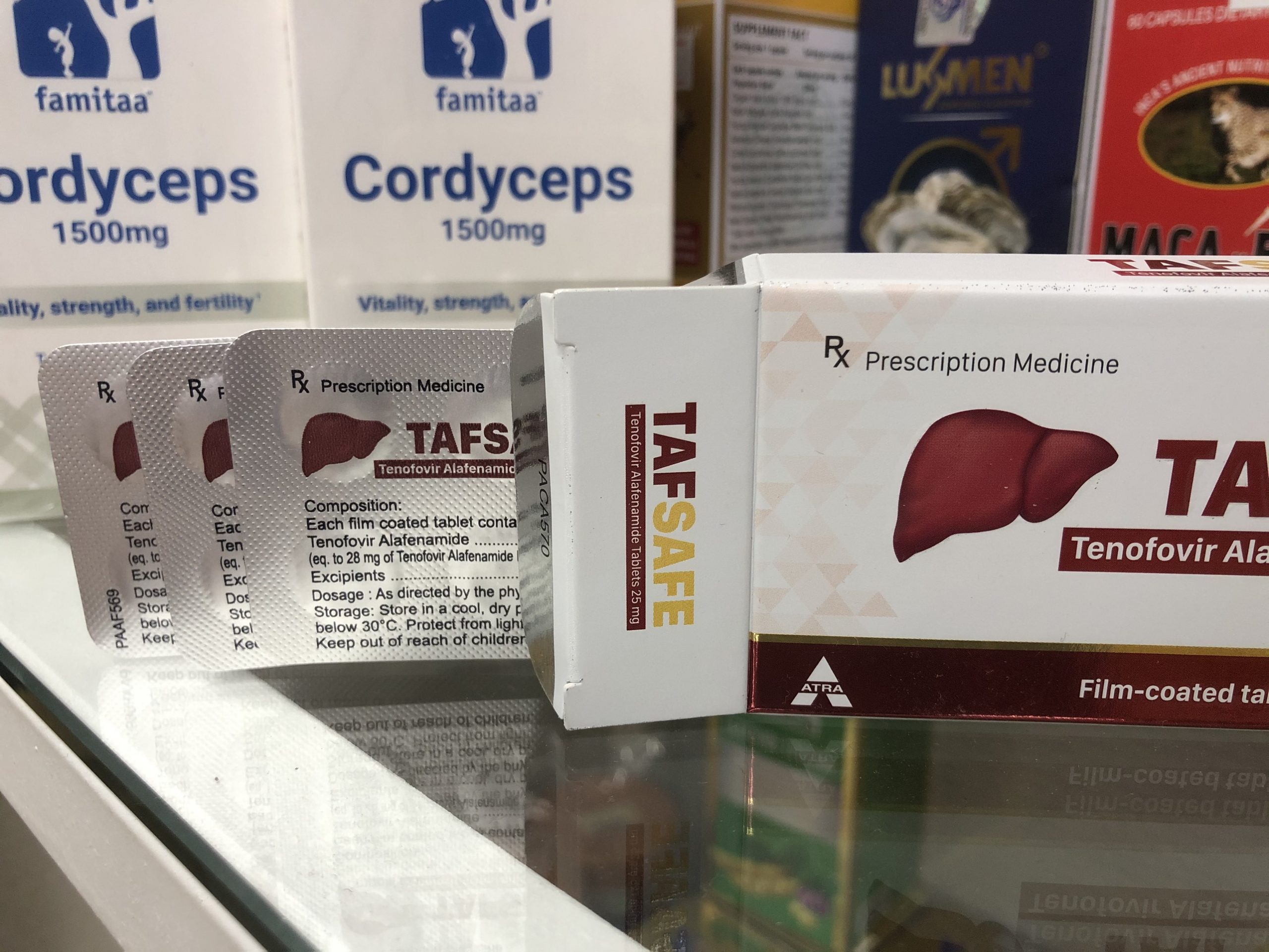 Thuốc trị viêm gan B Tafsafe 25mg 30 viên