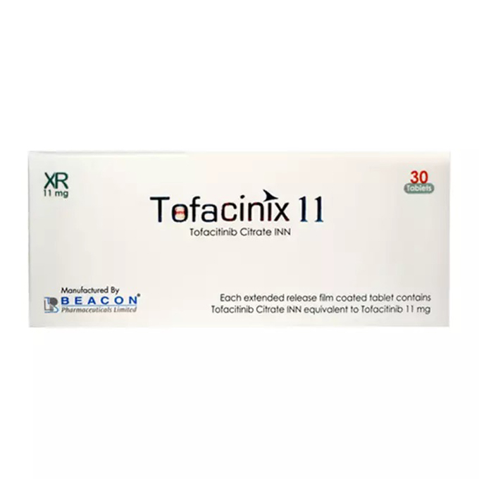 Tofacinix 11 Beacon 3 vỉ x 10 viên – Điều trị viêm khớp dạng thấp