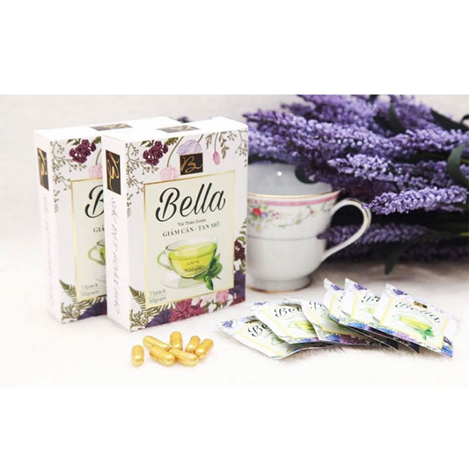 Trà giảm cân Bella, Hộp 15 gói