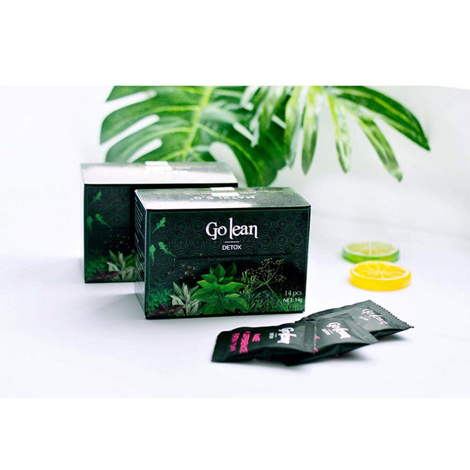 Trà giảm cân Golean Detox, Hộp 14 gói x 2 viên