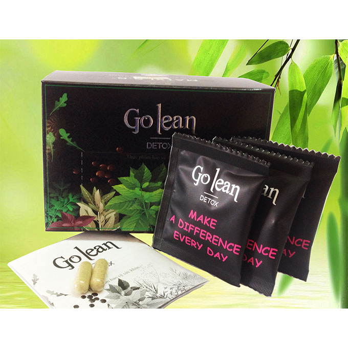 Trà giảm cân Golean Detox, Hộp 14 gói x 2 viên