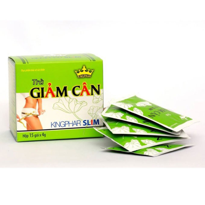 Trà giảm cân Kingphar Slim, Hộp 15 gói