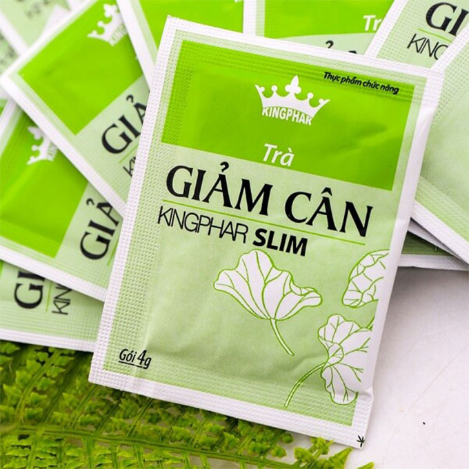 Trà giảm cân Kingphar Slim, Hộp 15 gói