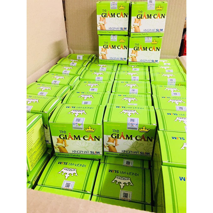 Trà giảm cân Kingphar Slim, Hộp 15 gói