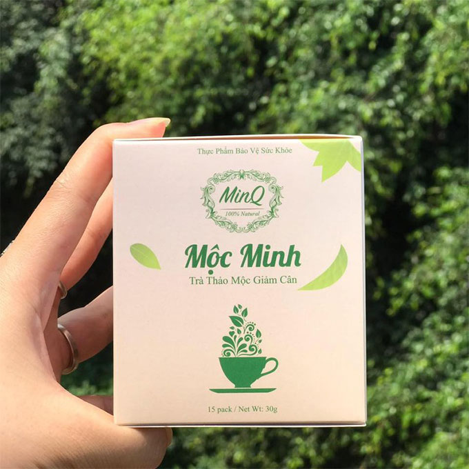 Trà giảm cân Mộc Minh, Hộp 15 gói