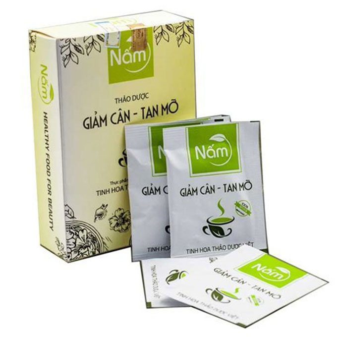 Trà giảm cân Nấm, Hộp 15 gói
