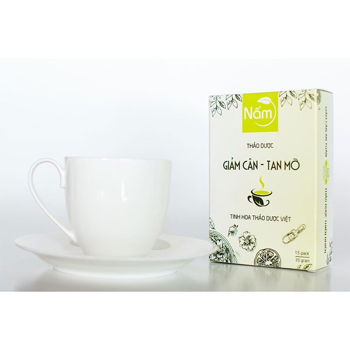 Trà giảm cân Nấm, Hộp 15 gói