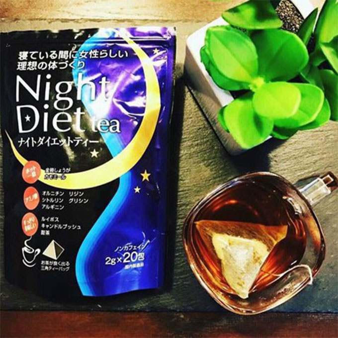 Trà giảm cân Night Diet Tea Orihiro, Túi 20 gói
