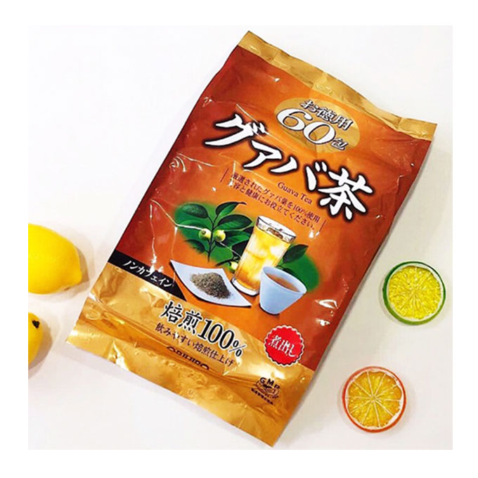 Trà giảm cân Orihiro Guava Tinh Chất Lá Ổi, Túi 60 gói