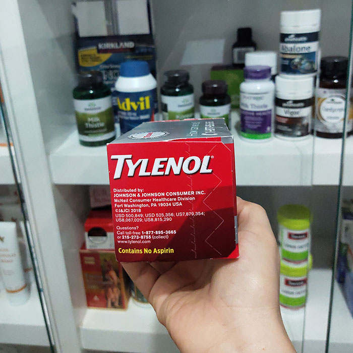 Tylenol Extra Strength Rapid Release Gels 500mg, Chai 225 viên